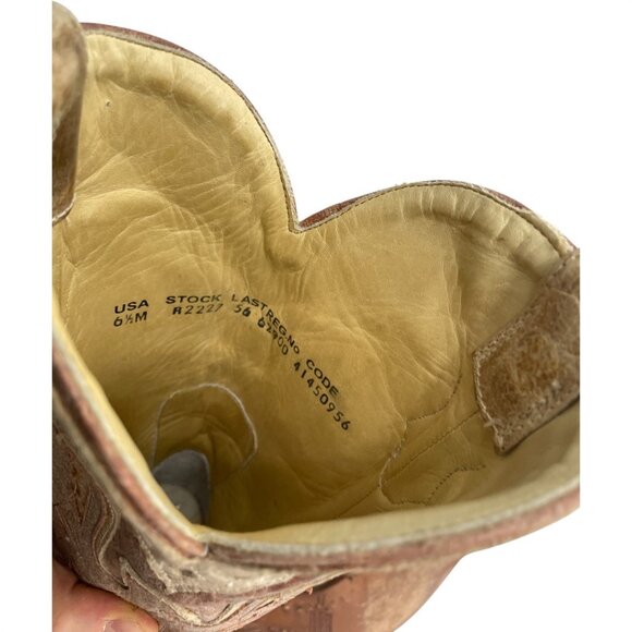 Corral Leather Western Cowgirl Snip Toe Boots Women's 6.5 M - Picture 13 of 16